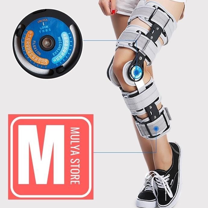 Post Op Knee Brace Deker Penyangga Lutut Paska Operasi Acl Arthroscopy