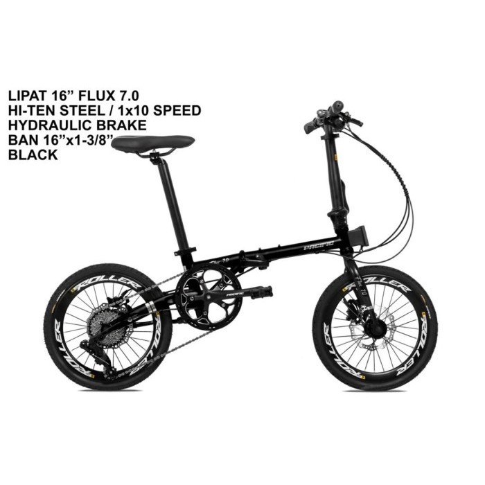 Pacific FLUX 7.0 Sepeda Lipat Folding Bike