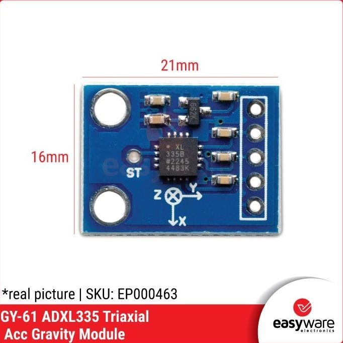 Gy-61 Gy61 Adxl335 3 Axis Accelerometer Gravity Module