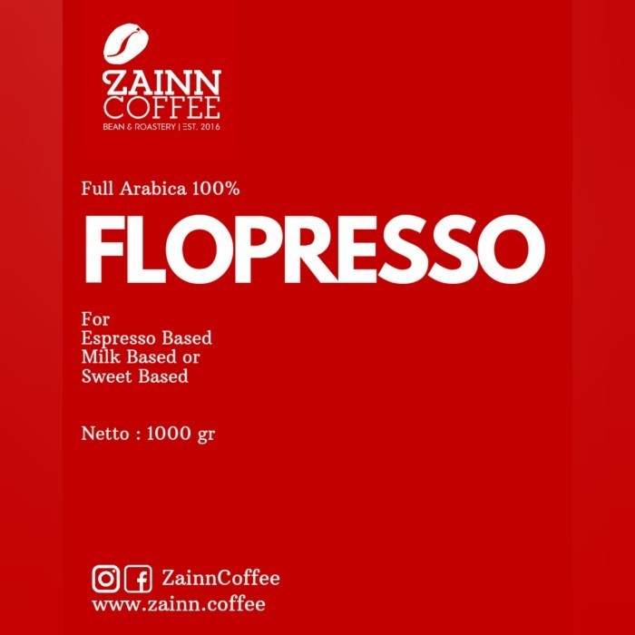 

Espresso Based Flopresso Full Arabica Kopi Susu Latte 1Kg