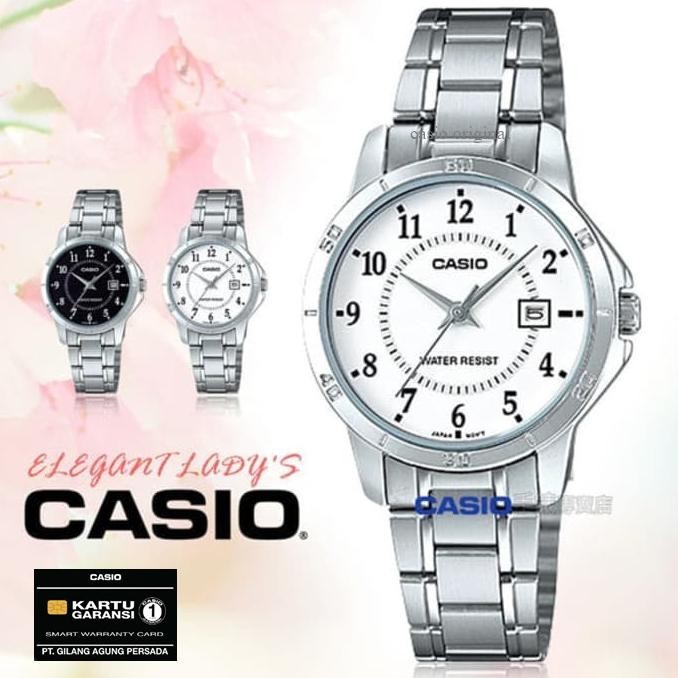 JAM TANGAN WANITA CASIO LTP V004D-1 LTP V004D LTP-V004D-1 ORIGINAL