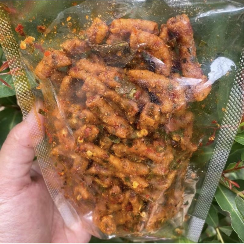 

Usus Ayam Crispy Cikruh Pedas Daun Jeruk Premium 1kg