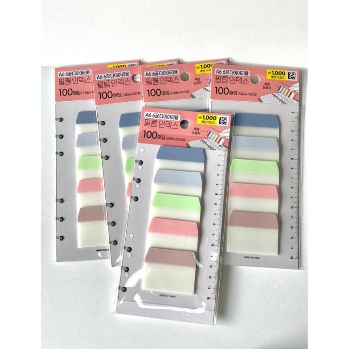 

Daiso Stiy Tab Index Pembatas Buku Note Lebar Photocard Pc Paing