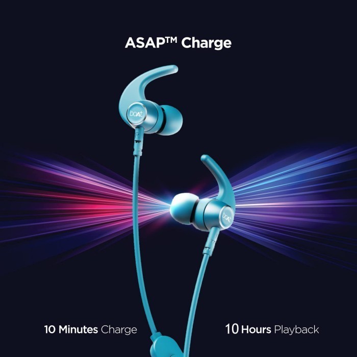 Boat Rockerz 330 Bass Headset Bluetooth Earphone Silicone Neckband