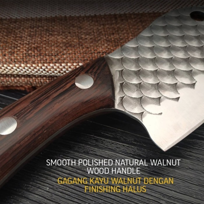 PISAU DAGING STAINLESS TAJAM PISO DAPUR PISAU TULANG PEMOTONG DAGING