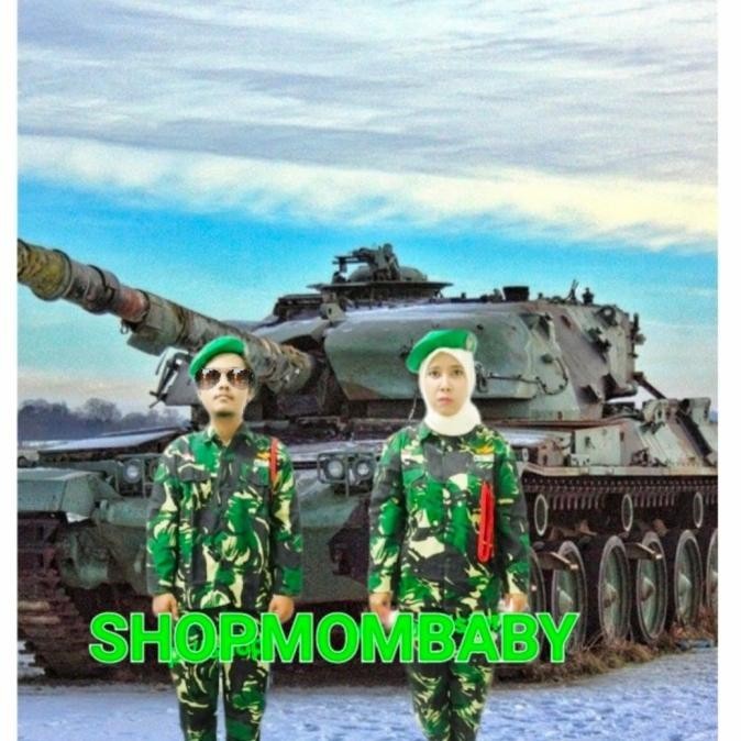 Baju Tni Loreng Doreng Dewasa Tentara