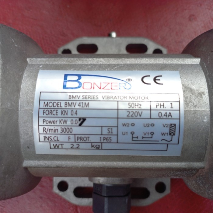 Ready Vibrating Motor 1 Phase Tipe Bmv 41 Merk Bonzer