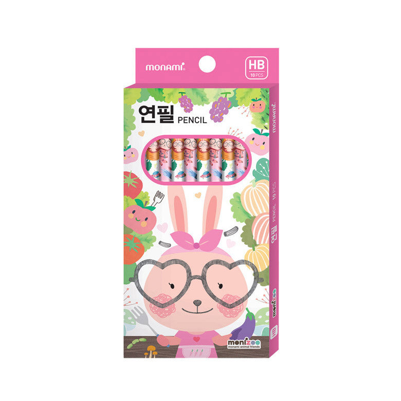 

MONAMI 2022 Pencil Moniju - Pink (HB/5pcs)