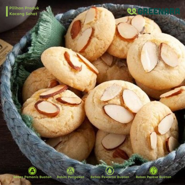 

Andan Kacang Almond Iris Panggang 1 Kg / Roasted Almond Slice