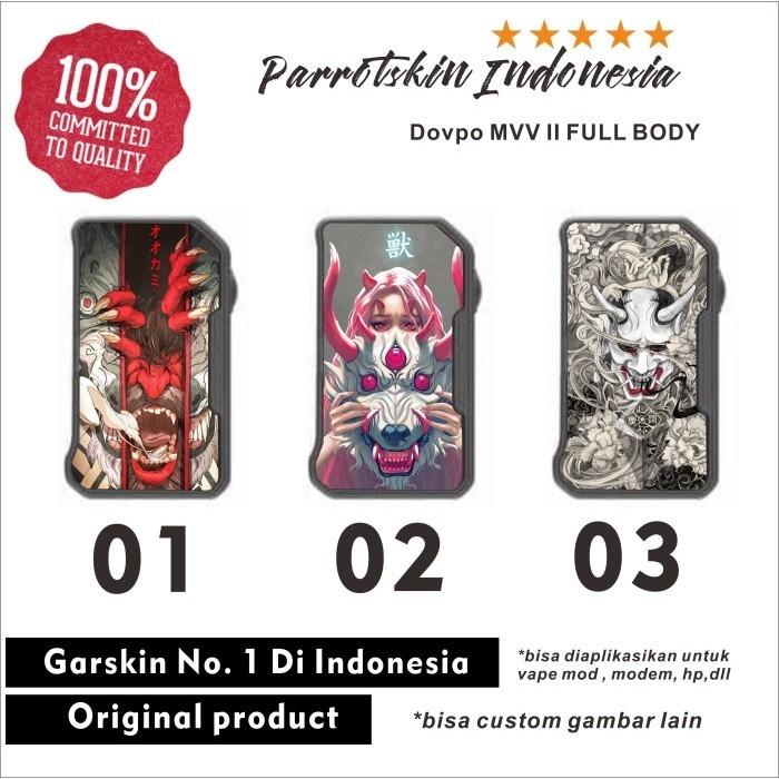 Garskin Skin Dovpo MVV II full body demon Hanya japan bisa custom - by Levita Shop