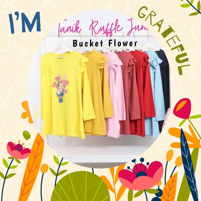 Kaos Tunik Anak Perempuan 7-12 Tahun