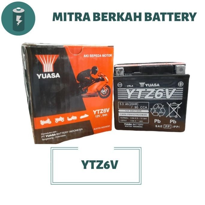 AKI MOTOR SATRIA FU / VARIO 125 150 YTZ6V YUASA