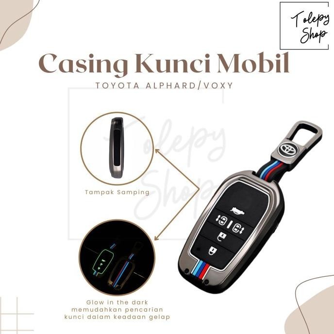 Cover Kunci Toyota Alphard / Voxy / Car Key Cover