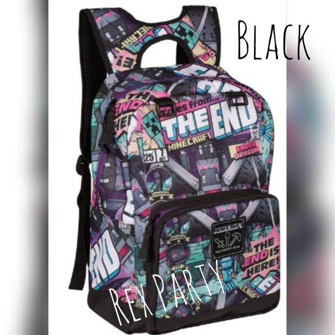 Minecraft Backpack/Tas Sekolah Minecraft/Tas Ransel Minecraft