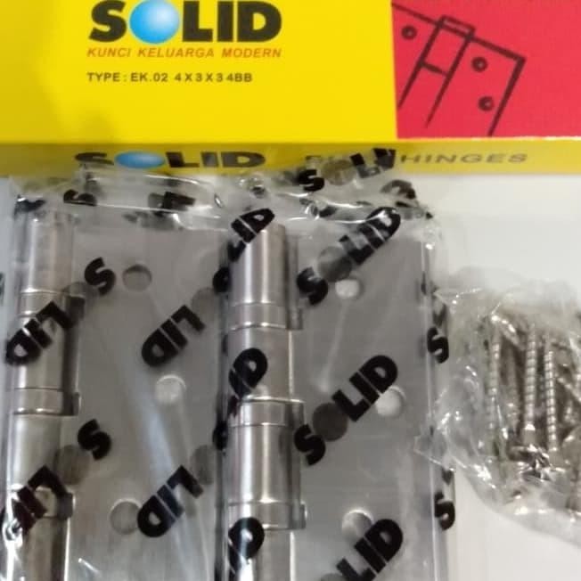 Engsel Solid 4 Inch / Engsel Pintu Solid 4 Inch / Engsel Jendela Solid Evander.Online