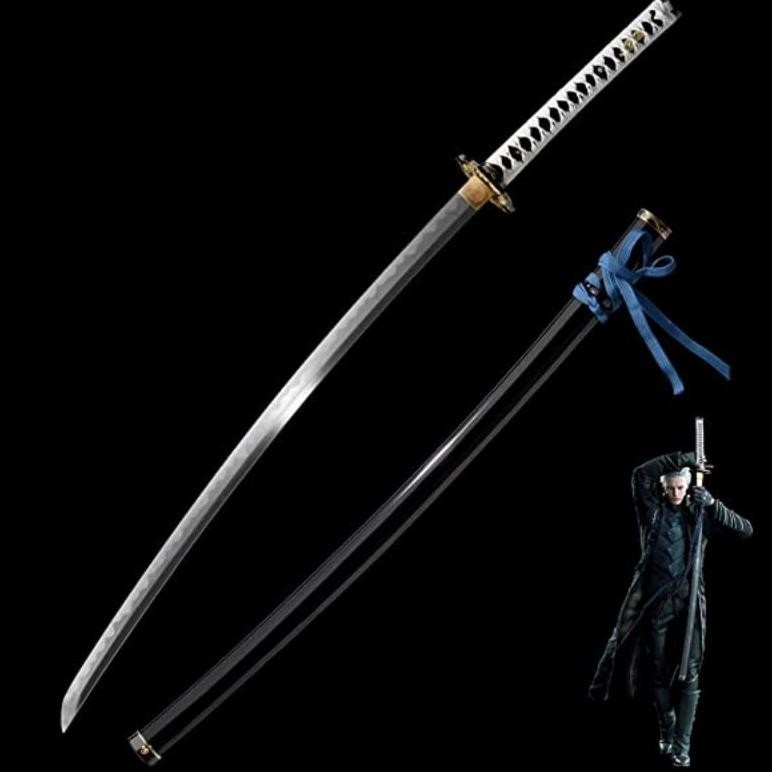 Spesial Diskon Mainan Katana Kayu  Yamato Vergil Dmc 5 Cosplay Kl772