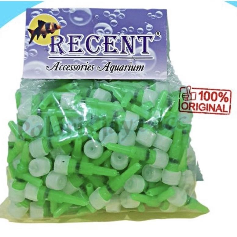 6.6 Kran Keran Udara Aerator Aquarium 1 Lubang Isi 100 Pcs