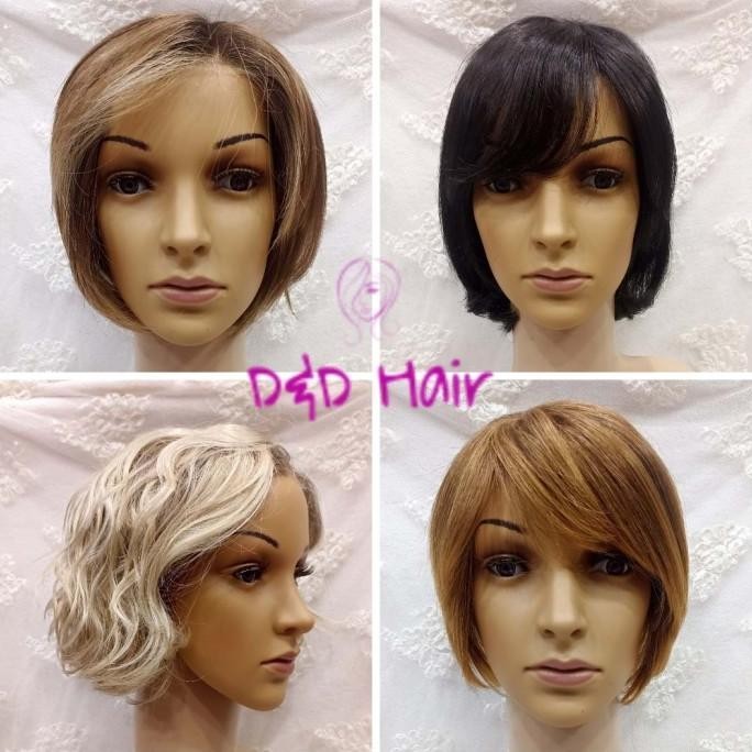 Wig Rambut - Wig Wanita - Half Lace Wig Dan Front Lace Wig - Wig Warna