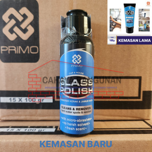 Primo Glass Polish Poles Pembersih Kerak Jamur Kaca Mobil Karat