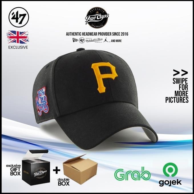 [Original] Pittsburgh Pirates World Series Patch Mvp Cap | Topi 47