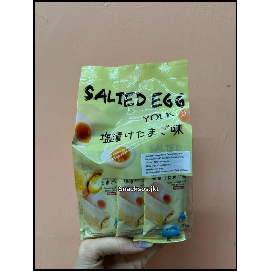 

Ibo Taro Black Rice / Salted Yolk /Grains Flavor Grain Brown Rice Cake