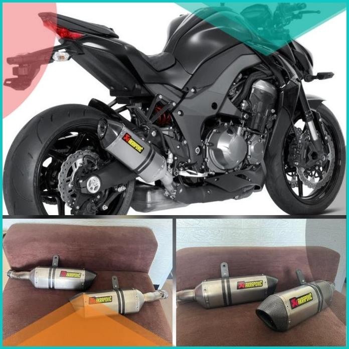 knalpot akrapovic titanium carbon Z1000 Sugomi Z1000SX Ninja 1000 lama