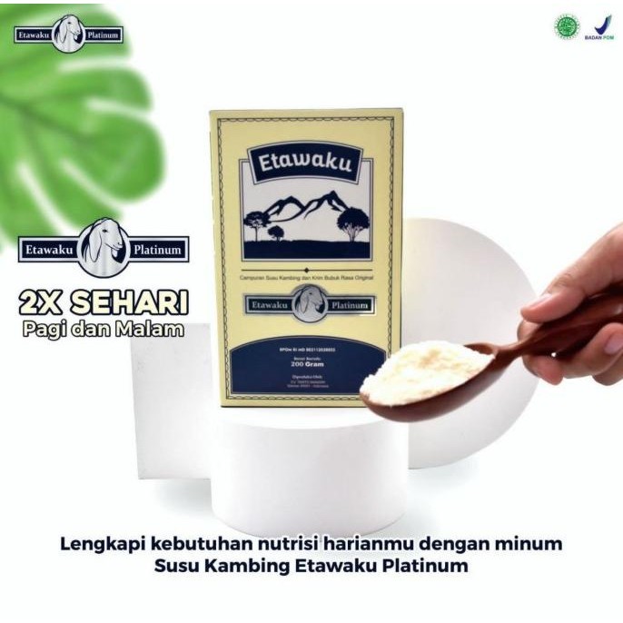 

Susu Kambing Etawaku Bubuk Platinum Original Asli BPOM TP