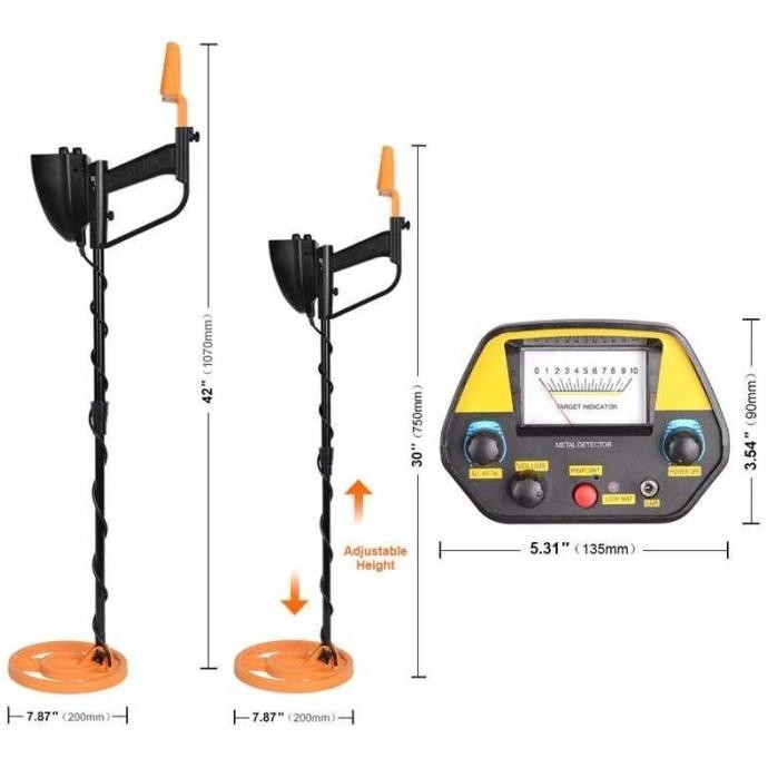 Pendeteksi Logam Metal Gold Silver Detector Finder - Md-4080