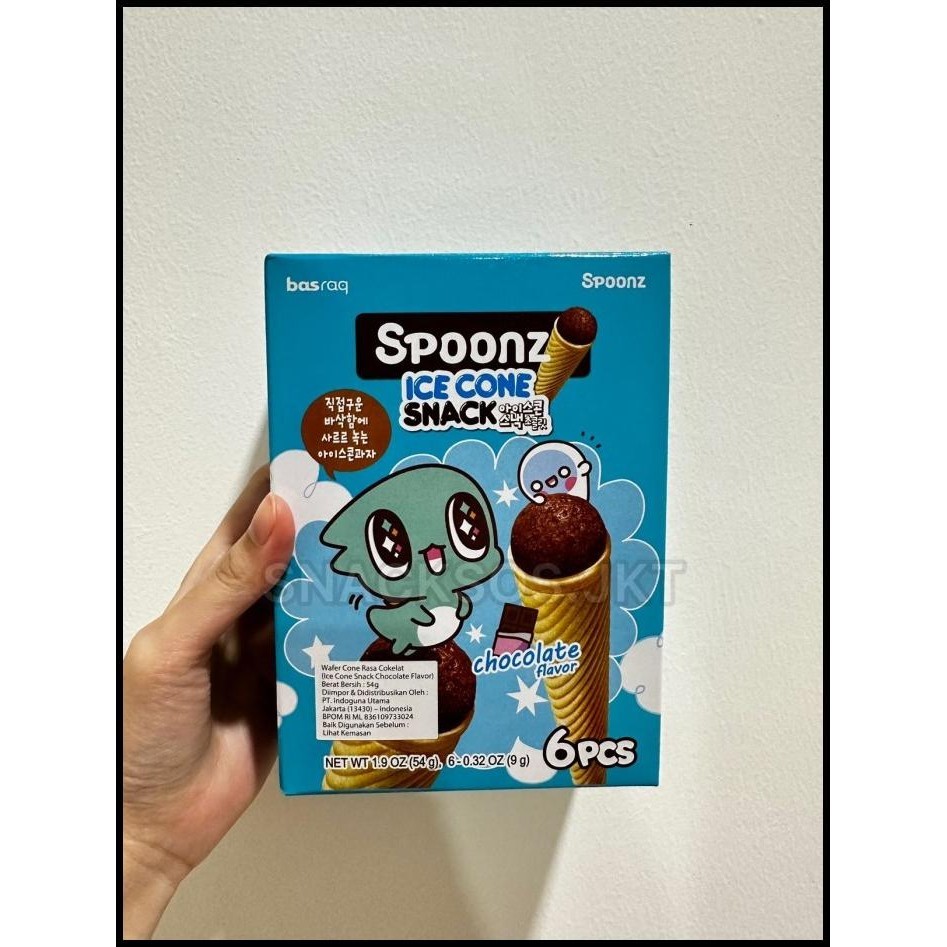

Basraq Spoonz Ice Cone Snack Strawberry / Spoonz Ice Cone Chocolate