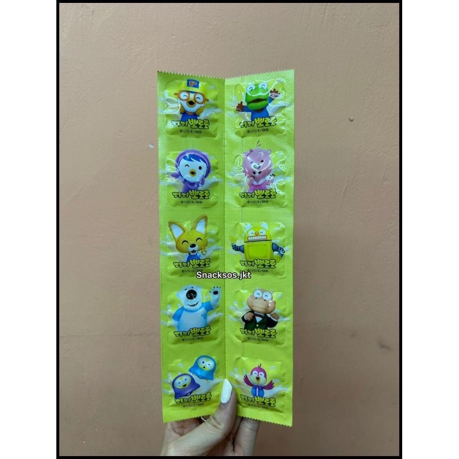 

Pororo Only Milk Candy Banana Tayo Play Vita Candy Korea Peach Flavour