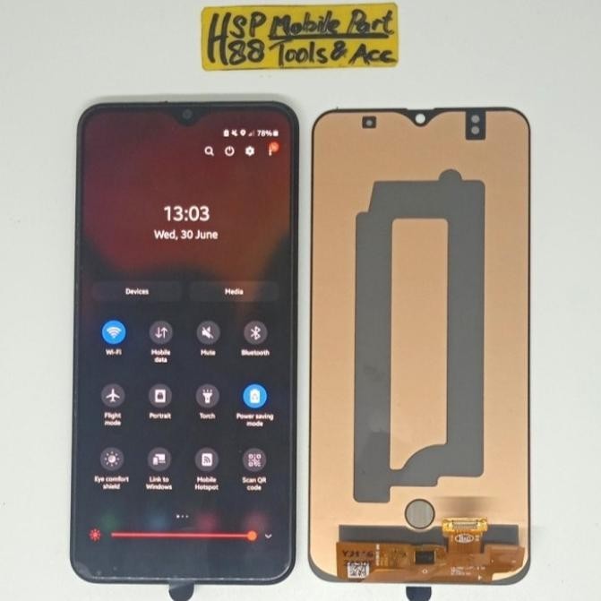 Lcd Touchscreen Samsung A50 /A50S Oled Fingerprint On Original - Hitam