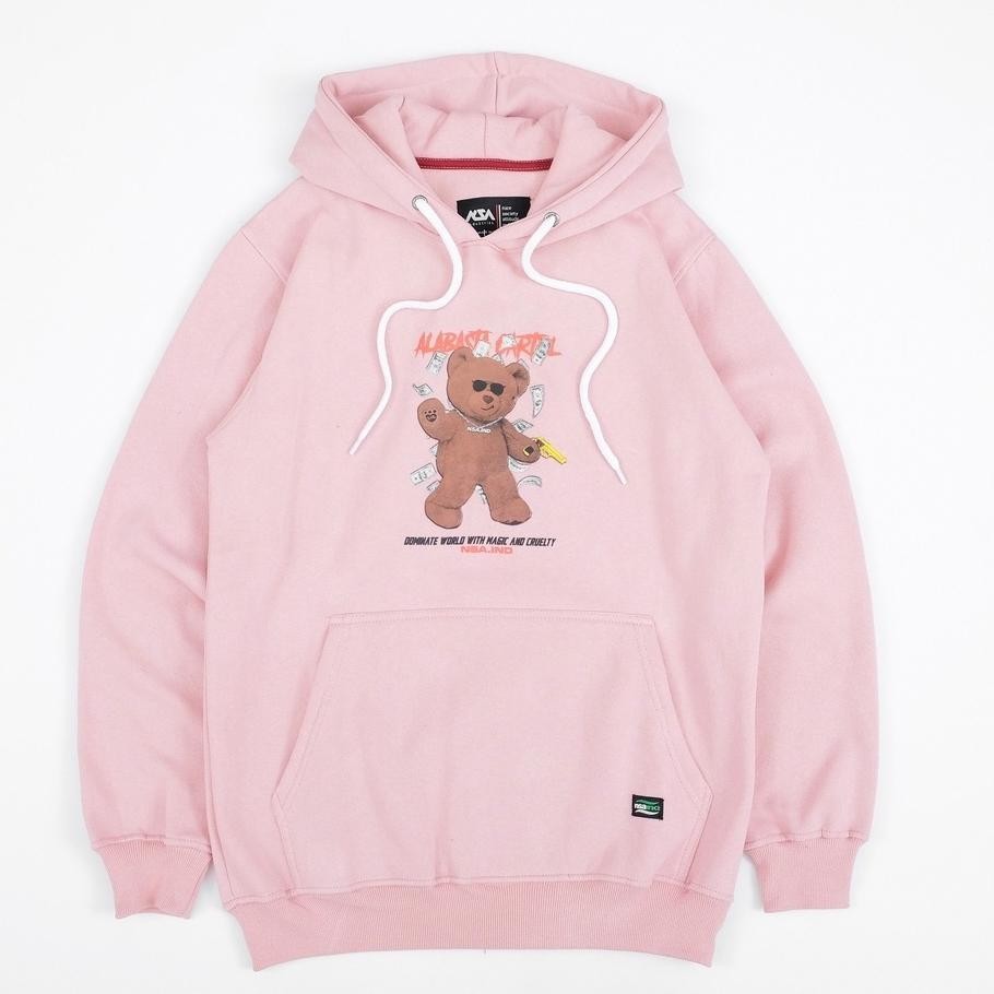 Hoodie Distro Pria Keren Nsa Ind Alabasta Cartel Dusty Pink