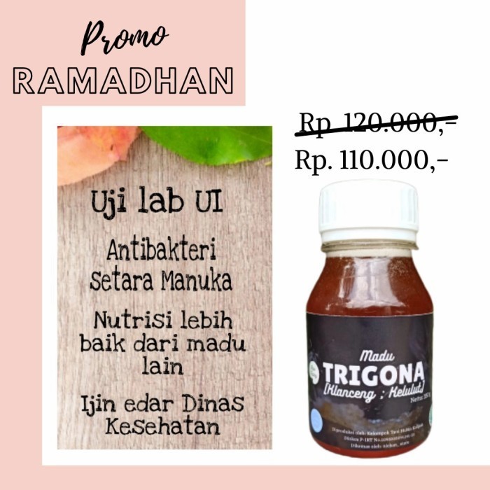 

Ready Madu Asli / Madu Murni / Madu Klanceng / Madu Trigona / Kelulut 350 Gr