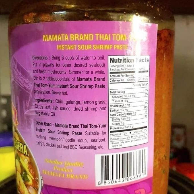 

Bumbu Sambal/Sambel Tomyum/ TomYam Brand Mamata E82BJ