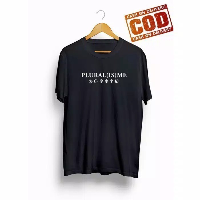 Kaos T Shirt Pria Pluralisme Gus Dur Agama