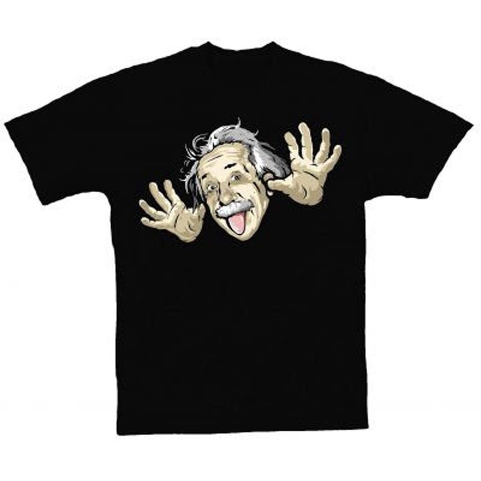 Kaos T Shirt Pria Albert Einstein