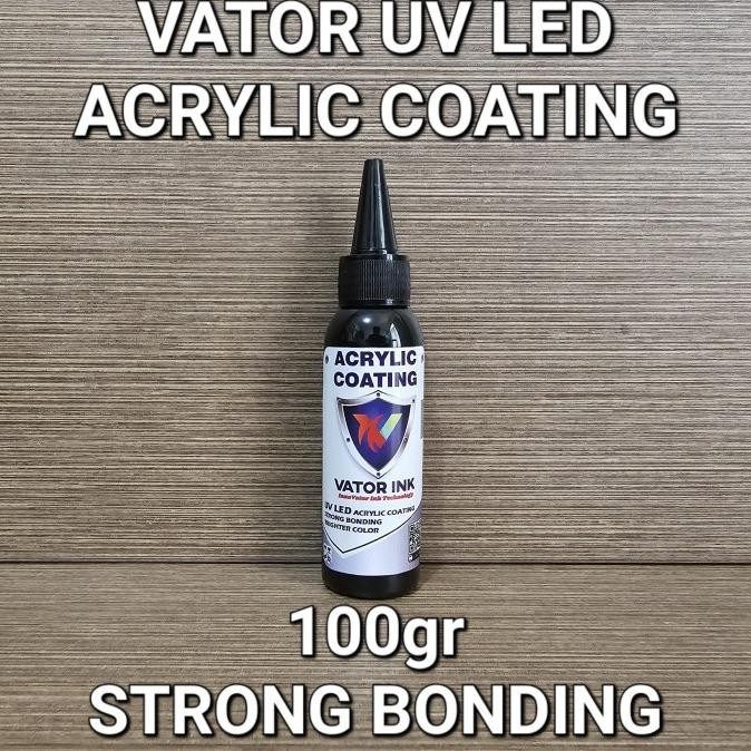 

ACRYLIC COATING UV LED VATOR 100gr UV INK TINTA PRINT ACRYLIC CLEAR SM88