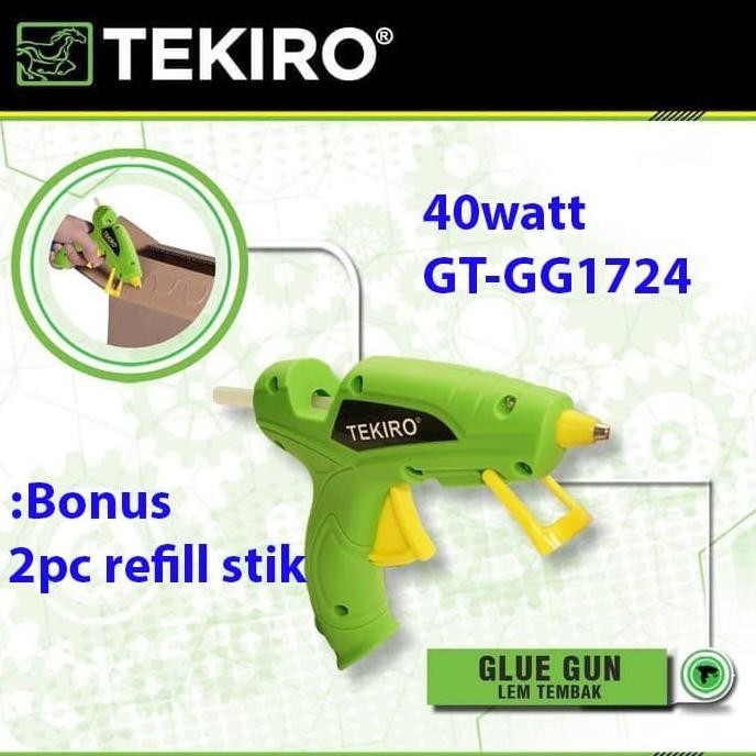 

Tekiro Glue gun 40 watt / lem tembak / Glue stick / tembakan lem 11mm
