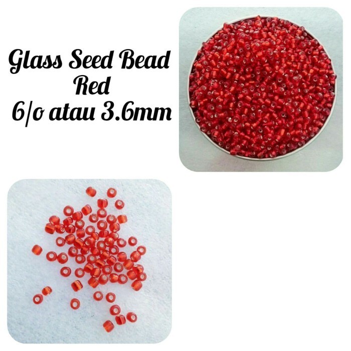 

#####] Monte Pasir 6O/Glass Seed Beads/Manik-Manik Biji Kaca