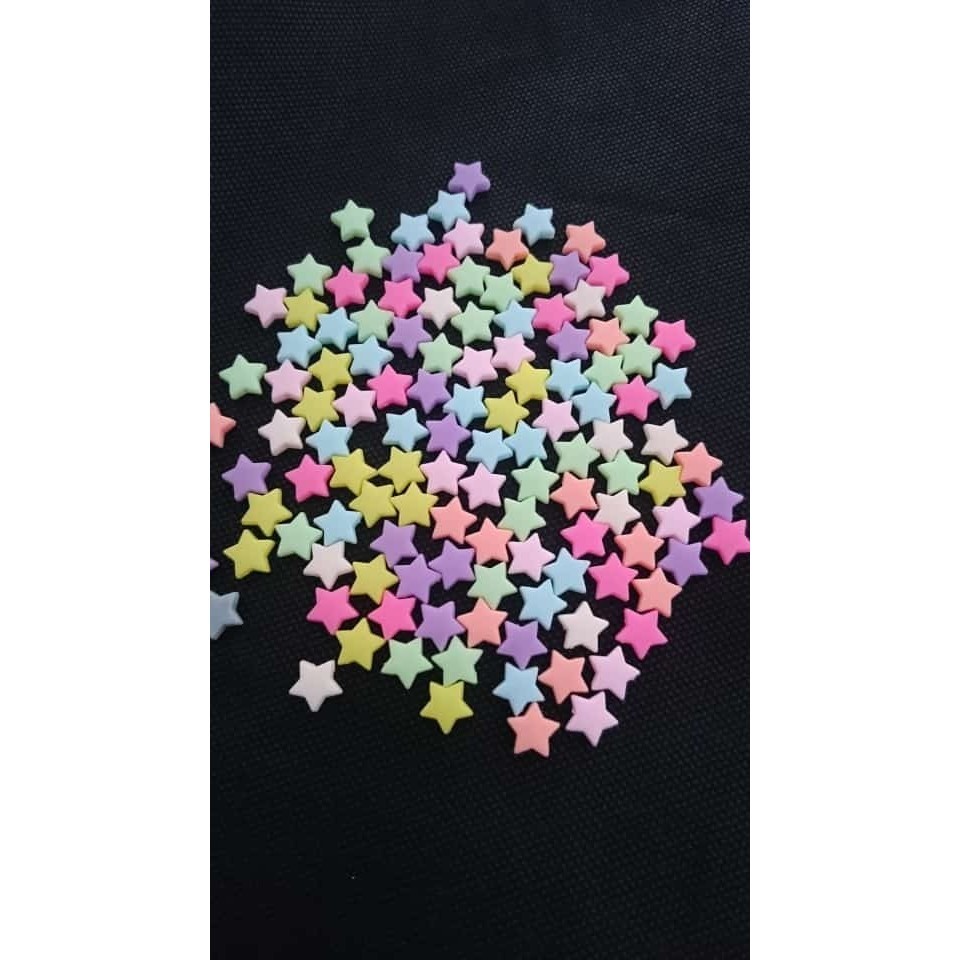 

siap kirim] 170 PCS Star Beads Pastel MIX