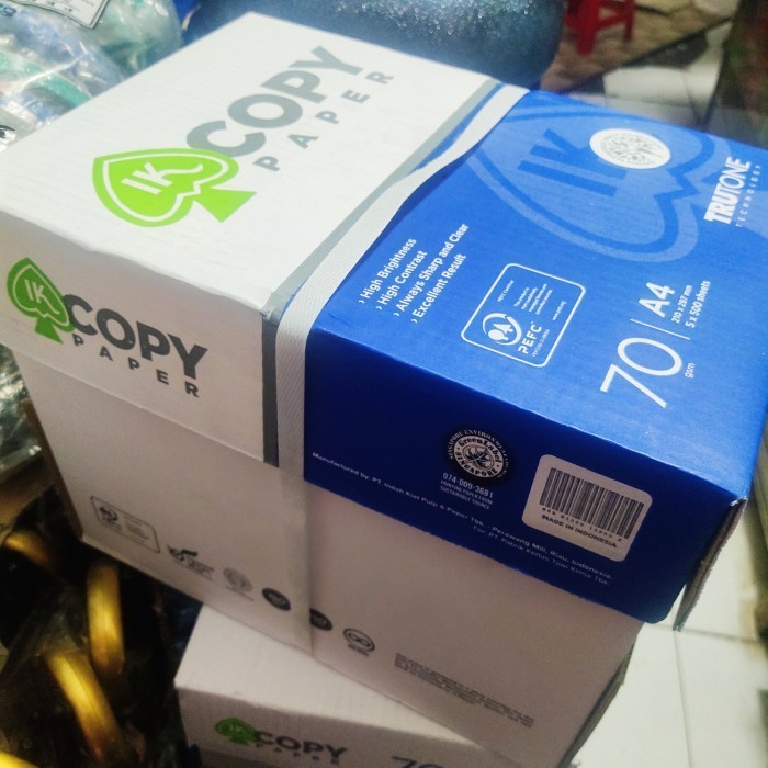 

Kertas HVS A4 70gr Copy Paper (1 dus isi 5 rim)