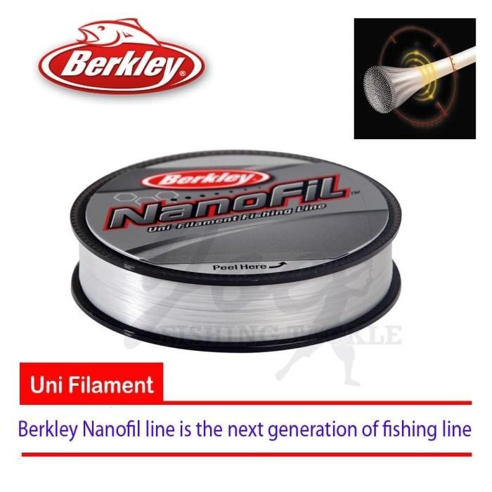 BERKLEY NANOFIL 150YD CLR MIST NF150 - WARNA PUTIH TERANG 150 SENAR PE