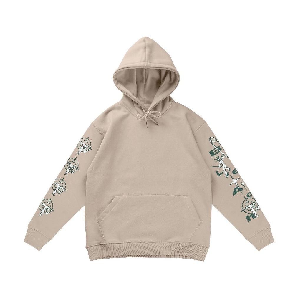 Hoodie Distro Pria Keren Cream Bleach