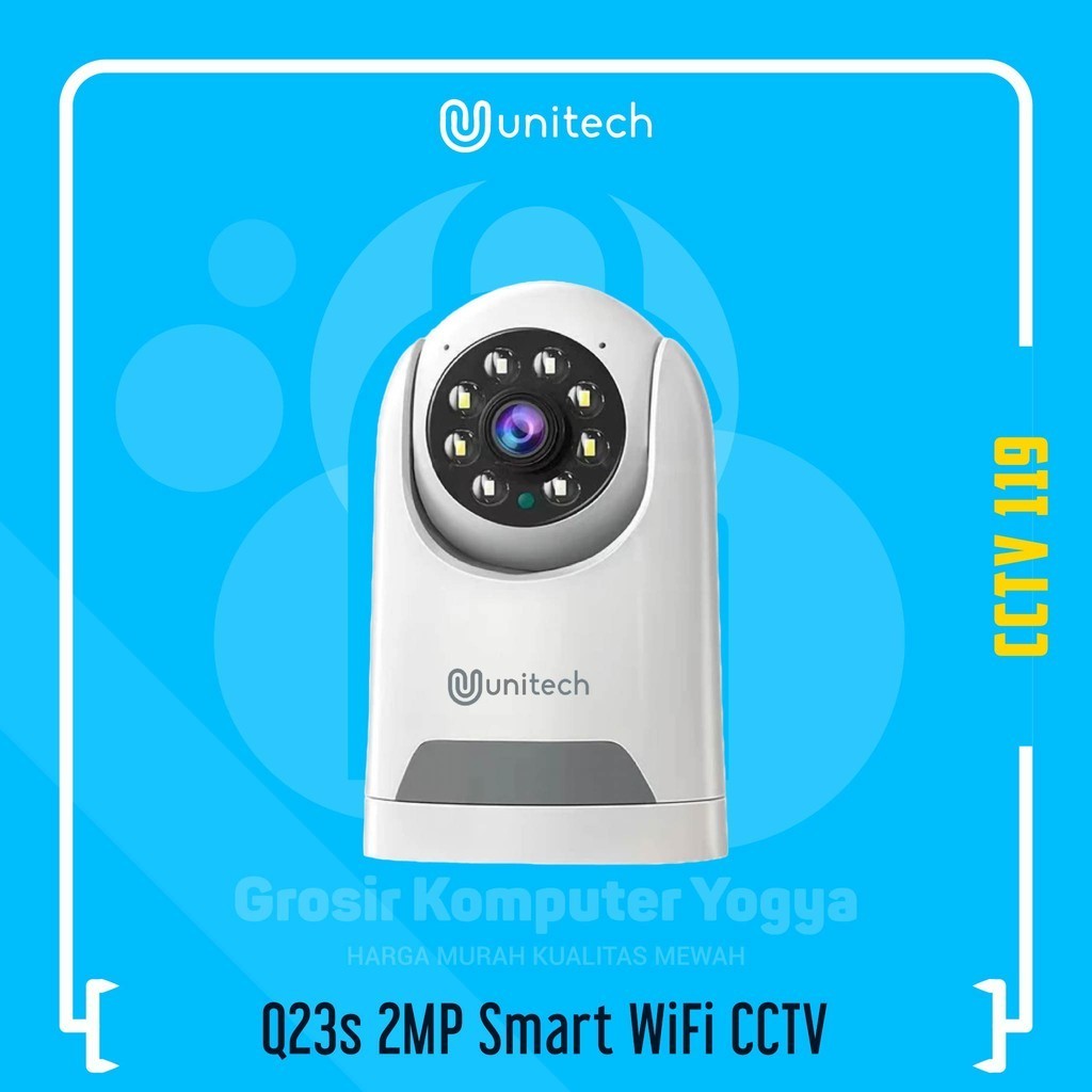 Unitech Q23s 2MP HD Resolution Smart WiFi CCTV Camera