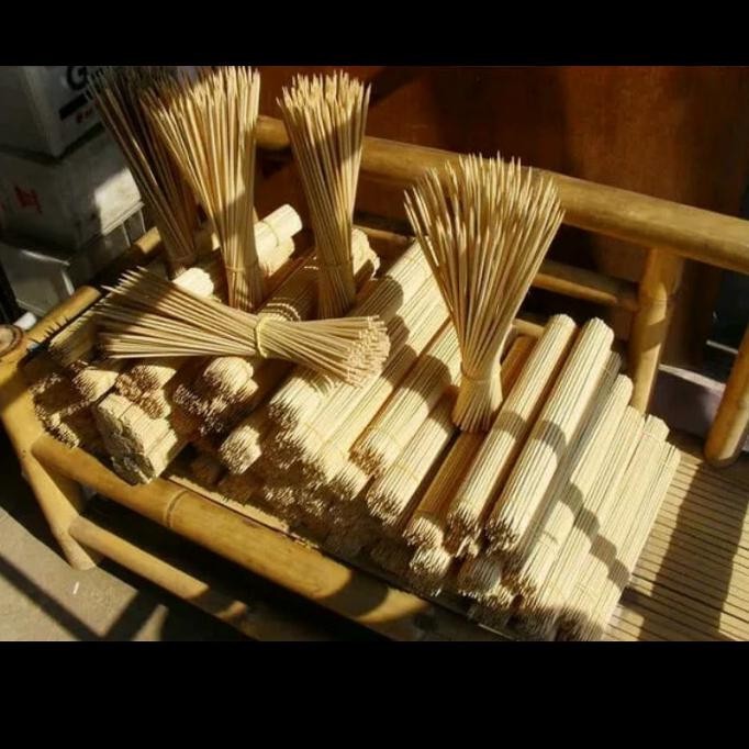 Tusukan bambu kentang spiral 35 cm isi 1000 pc