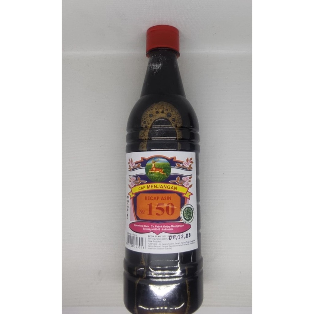 

Kecap Asin Menjangan No. 150 @ 600Ml / Kecap Untuk Bak