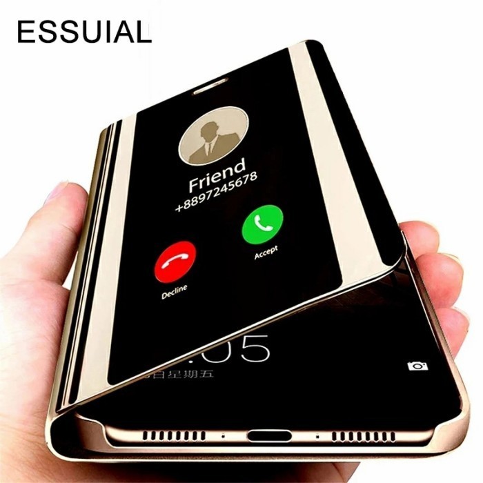 Case Samsung A50s View Standing Flip Cover Casing