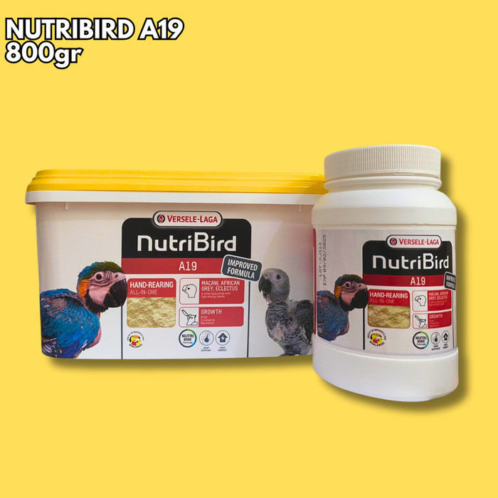 Nutribird A19 Pakan Lolohan Versele Laga Nutri Bird Kemasan 800Gr