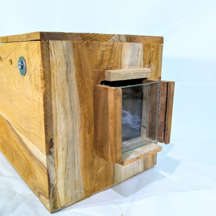 Glodok Glodog Kayu Kaca Sarang Ternak Breeding Burung Falk Cocktail