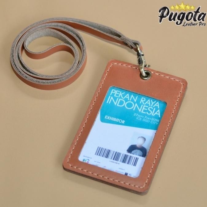 

Gantungan Id Card Gantungan Id Exclusive Name Tag Id Card Holder Leather Kualitas Premium